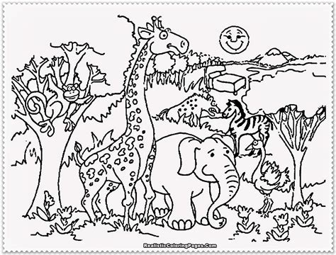 zoo coloring coloring pages