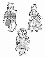 Pages Doll American Girl Printable Coloring Getcolorings sketch template