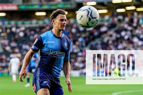 dominic gape 4 of wycombe wanderers during the sky bet league 1 play