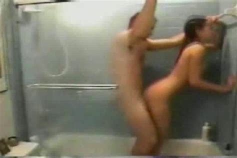 amazing quick sex with my girlfriend in the shower room video