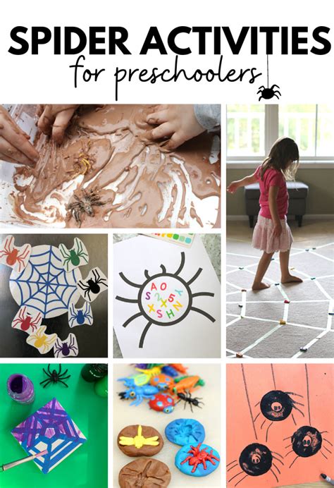 spider activities  preschoolers  time  flash cards