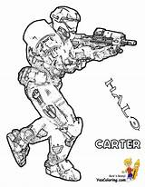 Halo Coloring Reach Carter Kids Book Pages Boys sketch template