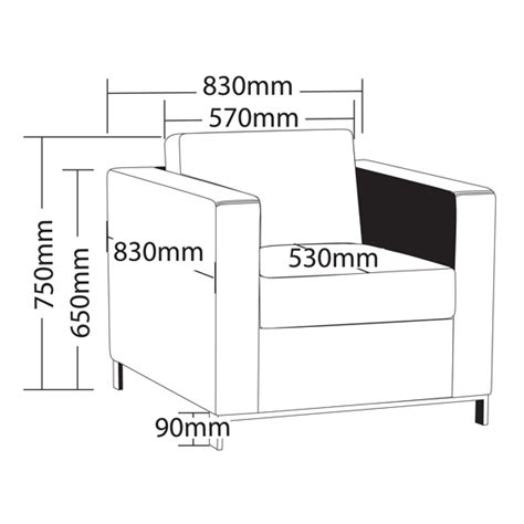 single seater sofa dimensions baci living room