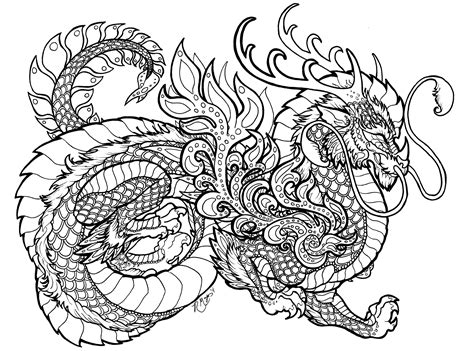 coloriage mandala de dragon des milliers de coloriage imprimable
