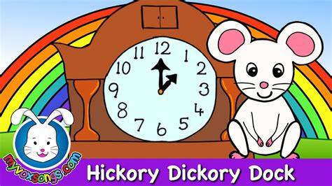hickory dickory dock nursery rhymes youtube
