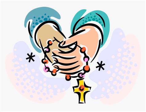 beads vector cartoon praying   rosary cartoon hd png