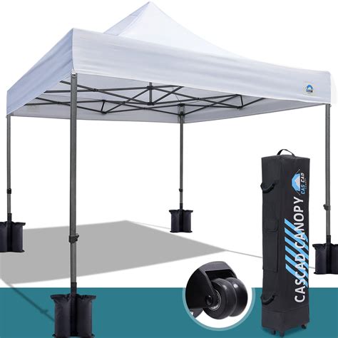 feet ez pop  canopy tent  removable diy banner outdoor commercial instant shelter