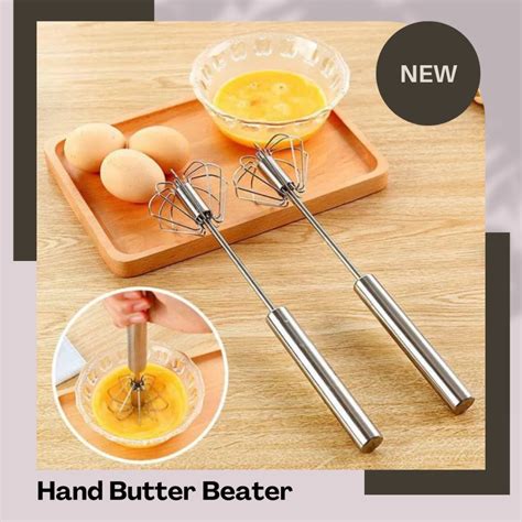 Jual Easylivin Butter Beater Whisk Alat Pengocok Manual Hand Mixer