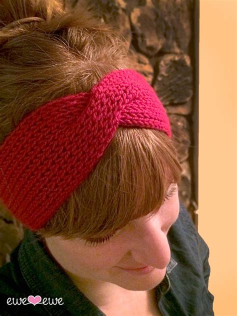 hot mess headband {free knitting pattern} cable yarns
