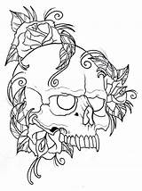 Totenkopf Calavera Malvorlagen Ausdrucken Calaveras Malvorlage Skulls Faciles sketch template