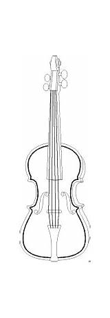 Geige Einfach sketch template