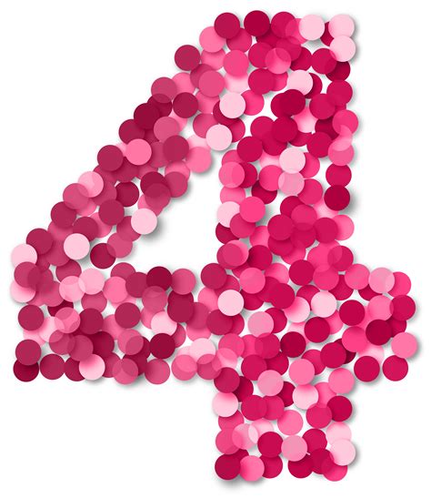 numbers clipart pink pictures  cliparts pub