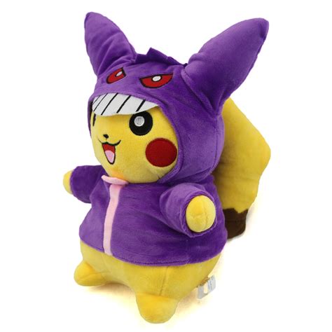 pokemon  plush pikachu  gengar jacket    red blue