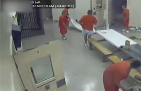 footage shows canadian inmate fatally beating his cellmate express digest