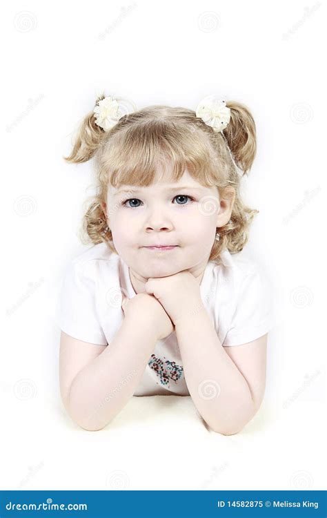 cute preschool girl royalty  stock photo image