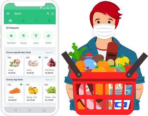 grofers clone app   grocery shopping app food graphic design food app