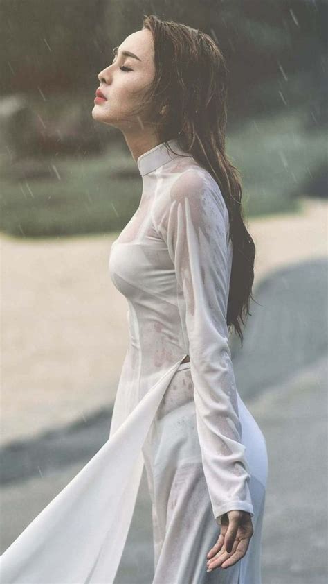 hình ảnh nữ sinh mặc áo dài siêu mỏng khiêu gợi cực kích thích