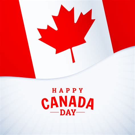 national holiday happy canada day greeting   vector art