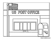 government buildings coloring pages