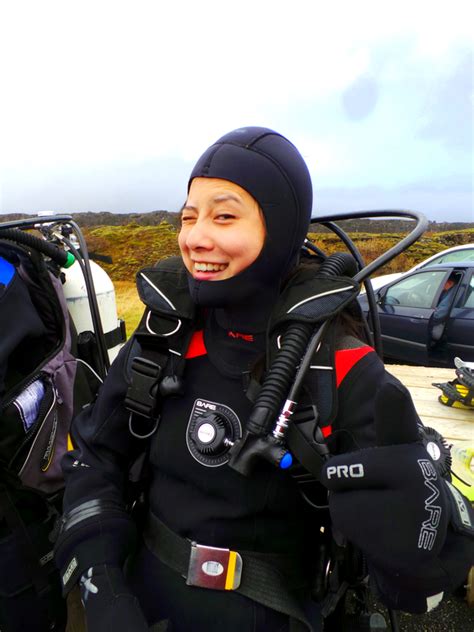 scuba diving in iceland clean and clear bluer than blue