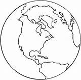 Printable Earth Coloring Globe Pattern Print Paper Snow Template Printablee Via sketch template
