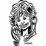 Dolly Parton Clip Clipart Actresses Caricatures Coloring Caricature Drawing Pages Clipartmag Drawings sketch template