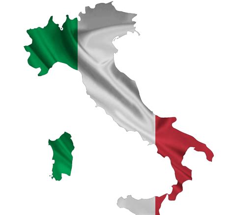 italiaanse vlag  de vorm van italie blij met je lijf