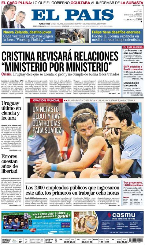 periodico el pais uruguay periodicos de uruguay toda la prensa de hoy kioskonet