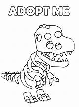 Adopt Rex Skele Frost Bony Colorare Colouring Gratuitamente Imprima Esqueleto Coloringpagesonly sketch template