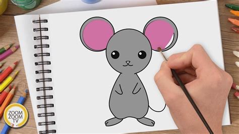 hướng dẫn cách vẽ con chuỘt tô màu con chuột how to draw a mouse youtube