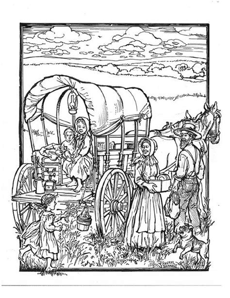 list   house   prairie coloring pages