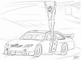 Nascar Coloring Pages Kyle Busch Printable Drawing Victory Color Getdrawings Celebration Cars Colorings Print Template Getcolorings sketch template