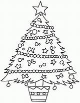 Tree Christmas Printable Template Clipart Colouring Pages Library Decorating Coloring sketch template