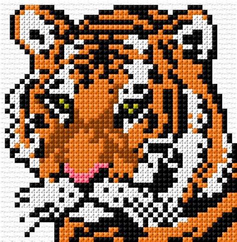 tiger cross stitch cross stitch animals cross stitch designs