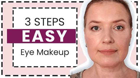 3 Steps Easy Mature Hooded Eye Makeup For Beginners