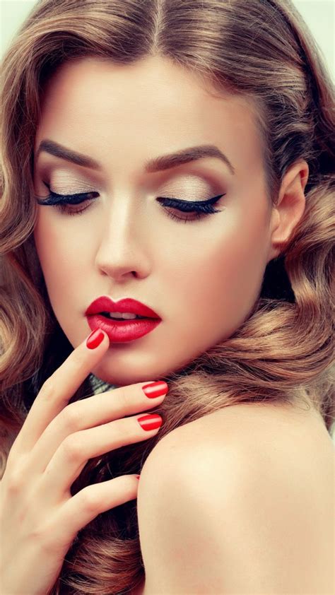 pin by the terminator on sexy lips nails and eyes and make up beauty red lip makeup makeup