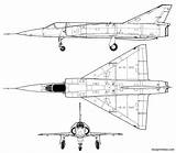 Mirage Dassault Blueprints Blueprint Views Aircraft Plans Blueprintbox France 1979 1967 Version sketch template