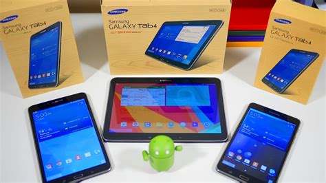 samsung galaxy tab 4 7 0 8 0 and 10 1 unboxing and review [4k] youtube