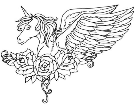 great photo  unicorn coloring pages  adults unicorn coloring