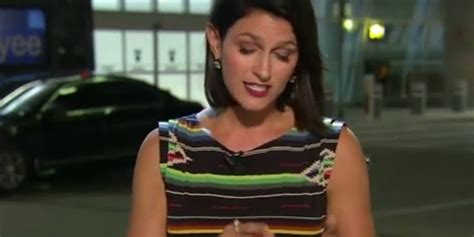 spider crawls down fox reporter s arm during live telecast
