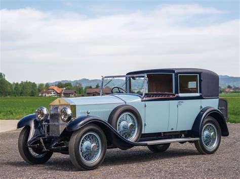 rolls royce   hp silver ghost coupe chauffeur