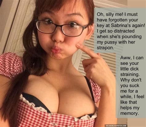 chastity captions for cute asian women fetish porn pic