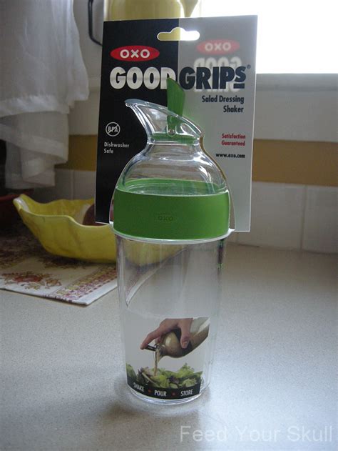 oxo gadget giveaway win  oxo salad dressing shaker feed  skull