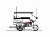 Tricycle Renan sketch template