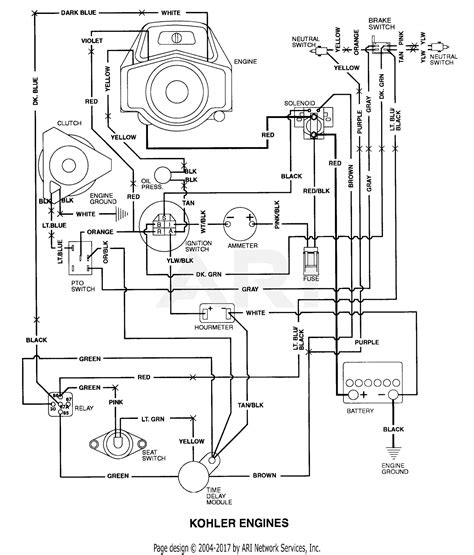 kohler marine engine electrical diagram