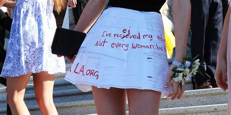 Teen Uses Homemade Prom Dress As Message Board For Girls Rights Huffpost