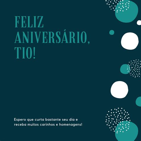 mensagens de aniversario  tios frases canva