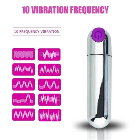 wholesale 10 speed mini rechargeable silver bullet vibrator for women
