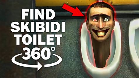 skibidi toilet finding challenge 360° vr youtube