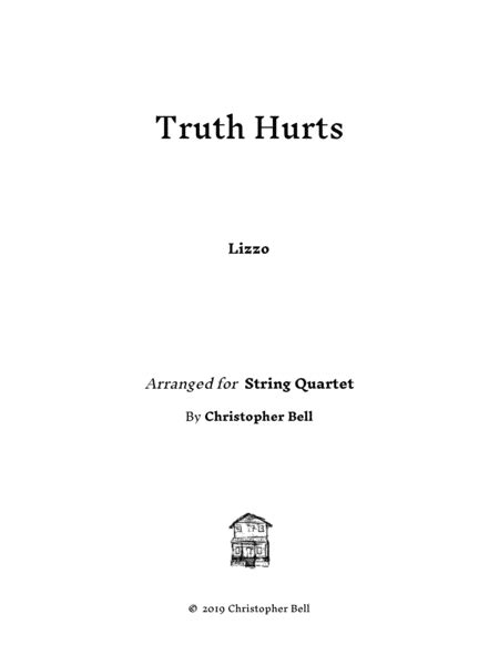 Truth Hurts Lizzo String Quartet Music Sheet Download